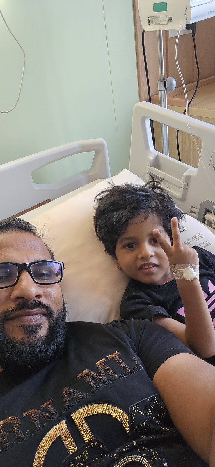 Pediatric therapy, medicine administration & recovery checkup